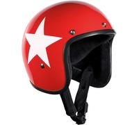 Bandit Jet Star Red Casco Jet, rojo, tamaño M para Mujer