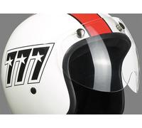 Bandit Jet Visor de botón, Claro, Talla única
