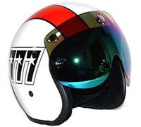 Bandit Jet Visor de botón, Iridio Arcoíris, Talla única