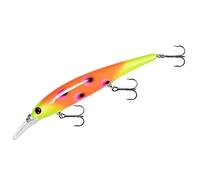 BANDIT LURES Walleye Minnow Jerkbait - Señuelo de Pesca, Poco Profundo (Trolls hasta 12 pies) Chartreuse Naranja Chartreuse Cabeza de Chartreuse de 4.75 Pulgadas, 5/8 onzas