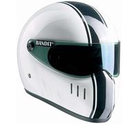 Bandit XXR Classic Casco de motocicleta, Blanco/Negro, Talla S (55/56)