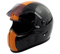 Bandit XXR Race Casco de motocicleta, negro/naranja, Talla L (59/60)