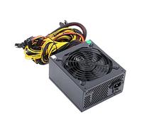 BANDKIT 2000W 2400W 2600W 160V-240V ATX ETH Mining Bitcoin Fuente de alimentación 95% de eficiencia para 3060 3070 3080 Miner Rig (1800W a 2000W A US)