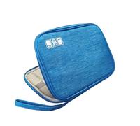 BANDKIT Caja de correa de reloj para Apple Watch, funda con correa, cable de datos, reloj inteligente de viaje, bolsa de almacenamiento, organizador de relojes(Sky blue)