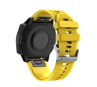 BANDKIT Correa de reloj de 22 mm y 26 mm para Garmin Fenix 7 7X 5 6 5X 6X Pro Plus 3 HR Epix Sapphire de silicona suave accesorios, Fenix 5 Plus 6 Pro, Ágata