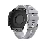 BANDKIT Correa de reloj de 22 mm y 26 mm para Garmin Fenix 7 7X 5 6 5X 6X Pro Plus 3 HR Epix Sapphire de silicona suave accesorios, Fenix 2 3HR D2 bravo, Ágata
