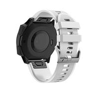 BANDKIT Correa de reloj de 22 mm y 26 mm para Garmin Fenix 7 7X 5 6 5X 6X Pro Plus 3 HR Epix Sapphire de silicona suave accesorios, For Fenix 6X Pro 5X Plus, Ágata