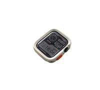 BANDKIT Funda de silicona suave para Apple Watch 10, 9, 8, 7, 6, SE 5, Sport, cubierta mate anticaídas para Iwatch de 49 mm, 41 mm, 40 mm, 44 mm, 45 mm, 42 mm y 46 mm(Matte Starlight,44mm 45mm)