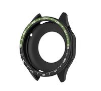 BANDKIT Funda de silicona suave para Huawei Watch GT 4, carcasa de reloj hueca de 46mm, Flexible, accesorios de protección duraderas para Huawei Gt4 de 41mm(BWGrB-B,For GT4 46mm)