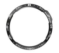 BANDKIT Funda de TPU para Garmin Fenix 6 6x Pro, marco de protección, a prueba de golpes, transparente, carcasa de metal, anillo bisel, For Fenix 6 Pro, Ágata