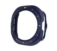 BANDKIT Funda protectora de PC para Samsung Galaxy Watch 7 Ultra 47mm, carcasa protectora para Galaxy Watch 7 Ultra 47mm, funda protectora para reloj inteligente(Mid Blue Orange)