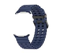 BANDKIT Nueva correa de silicona marina para reloj Samsung ultra 47mm pulsera sin huecos banda deportiva de dos tonos para Galaxy 7 correas de reloj ultra(MU)
