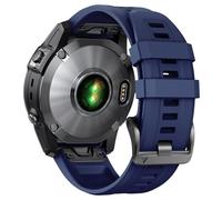 BANDKIT Para Fenix 8 Correa de repuesto 22 mm Fenix 7 Bandas Fenix 6 Quickfit Correa de reloj Fenix 5 Plus Pulsera de silicona Fenix 6 pro Correa deportiva inteligente(Dark blue)