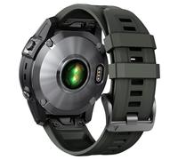 BANDKIT Para Fenix 8 Correa de repuesto 22 mm Fenix 7 Bandas Fenix 6 Quickfit Correa de reloj Fenix 5 Plus Pulsera de silicona Fenix 6 pro Correa deportiva inteligente(Army green)