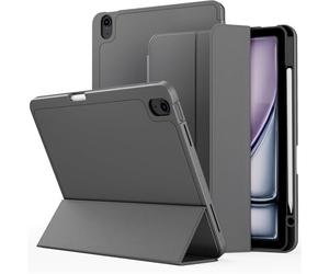 BANDKIT Para iPad Mini7 Mini6 Funda protectora Funda para tableta con ranura para bolígrafo(Deep Grey,Mini 6)
