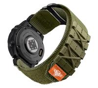 Bandletic 22mm Correa Compatible con Garmin Fenix 6 Pro/6/Fenix 7/7 Pro/Fenix 8/E/5/5 Pro, Resistente Táctico QuickFit Nylon Sport Muñequera para Instinct 3 2/Epix 2 Pro/Forerunner 965/955/945
