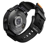 Bandletic 22mm Correa Compatible con Garmin Fenix 6 Pro/Fenix 7/Fenix 8 47mm/Fenix 6/Fenix 5, QuickFit Nylon Militar Sport Duradero Muñequera para Epix 2/Forerunner 945/965/955/Instinct 2, Negro