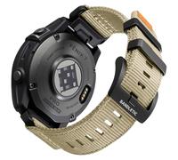 Bandletic 22mm Correa Compatible con Garmin Fenix 6 Pro/Fenix 7/Fenix 8 47mm/Fenix 6/Fenix 5, QuickFit Nylon Militar Sport Duradero Muñequera para Epix 2/Forerunner 945/965/955/Instinct 2, Caqui