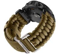 Bandletic 26mm Correa Compatible con Garmin Fenix 6X Pro/6X/7X Pro/7X/5X/5X Plus/Fenix 3/HR, Paracord QuickFit Nylon Sport Correa para Epix Pro Gen 2 51mm/Instinct 2X solar/Tactix Delta/Descent
