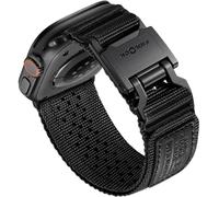 Bandletic Compatible con Correa Apple Watch Ultra/Ultra 2 49mm - FIDLOCK Magnética Hebilla, Nylon Suave Transpirable Sport Banda para iWatch Series 10 46mm 9/8/7 45mm SE/6/5/4 44mm 3/2/1 42mm, Negro