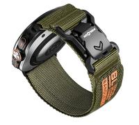 Bandletic Compatible con Correa Samsung Galaxy Watch Ultra 47mm con Hebilla Magnética V Fidlock, Nylon Suave Transpirable Sport Band para Galaxy Watch Ultra 47mm para Mujeres Hombres, Verde