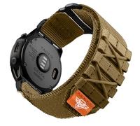 Bandletic Compatible con Garmin Fenix 8 51 mm/Fenix 6X Pro/6X/7X/7X Pro/5X/5X Plus/3 HR pulsera, 26 mm Quick Fit Robusta correa deportiva táctica de nailon para Instinct 2X Solar/3 50mm/Epix/Enduro