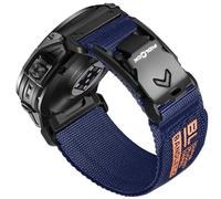 Bandletic Correa de nailon resistente compatible con Garmin Easy Fit de 22 mm, correa suave con hebilla en V magnética Fidlock para Fenix E/8/7 6 Pro/5 Plus/Instinct 2 3/Forerunner 965/Approach S70