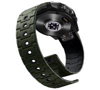 Bandletic Correa de reloj magnética de 22 mm, compatible con Garmin Fenix 6 Pro/6/Fenix 7/5/Fenix 8/E 47 mm, correa de silicona QuickFit Military Sport de repuesto para Instinct 2/Epix 2/Forerunner