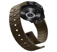 Bandletic Correa de reloj magnética de 22 mm, compatible con Garmin Fenix 6 Pro/6/Fenix 7/5/Fenix 8/E 47 mm, correa de silicona QuickFit Military Sport de repuesto para Instinct 2/Epix 2/Forerunner