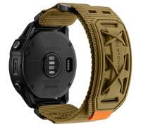 Bandletic Quick Fit 22mm 26mm Resistente Nylon Correa Compatible con Garmin Watch, Suave Táctico Sport Band para Fenix/Instinct/Tactix Delta/Descent/Epix Pro/Enduro/Quatix/Forerunner/Approach, Arena