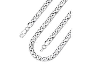 Bandmax Collar Venecian para Mujeres, Cadenas Planas Suave 36cm Largo 8mm Ancho Regalo a Hija Novia