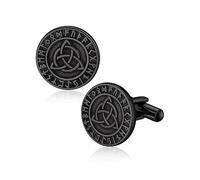 Bandmax Gemelos Vikingos de Acero Inoxidable Para Hombre - Originales Para Camisas, Padrinos de Boda, Hombres y Niños - Regalos Para Bodas, Comuniones y Bautizos