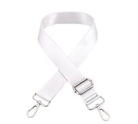 Bandolera ancha Correa,Correas de bolsillo ajustables Las correas de hombro son intercambiables Correa de hombro para bolsos Correa de hombro para bolsos Correa de mano Correa,Hebilla de plata blanca