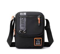 Bandolera Bandolera Bandolera - Bolso bandolera de tela Oxford con diseño de múltiples bolsillos, ligero y duradero, bolso de negocios casual para hombres, correa ajustable, ideal para el trabajo
