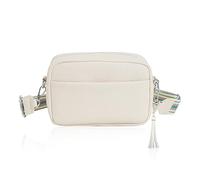Bandolera Casual Con Colgante de Borla - Herramienta de Almacenamiento Portátil de Poliuretano - Bolso de Moda Para Teléfono Móvil Con Múltiples Compartimentos y Correa Ajustable