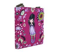 Bandolera compatible con Santoro London Gorjuss You Brought Me Love bolso + llavero de regalo + bolígrafo con purpurina