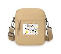 Bandolera con diseño de la bandera de Alemania con diseño de la cultura del fútbol para teléfono celular, bolso de hombro, mini bolso