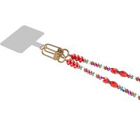 Bandolera de cuentas roja