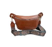 Bandolera de Cuero para el Pecho Bolso de pecho for mujer, bandolera ancha punto, color liso, informal y versátil(Color 1)