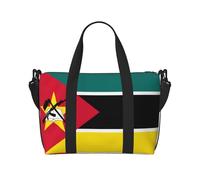 Bandolera de mano con diseño de bandera de Mozambique, ideal para el trabajo, viajes, fitness, turismo, bolso informal para mujer con cremallera,