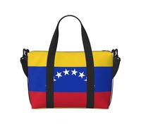 Bandolera de mano con la bandera de Venezuela, bolsa de viaje, bolso de hombro único, bolsa de deporte y fitness, bolsa de equipaje de viaje
