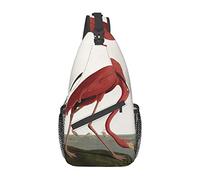 Bandolera de mármol de Color Flamenco Americano, Bandolera de Pecho con Honda para Hombres y Mujeres, Utilizada para el Ocio y los Viajes