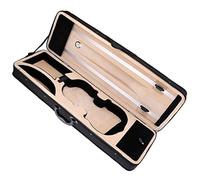 Bandolera De Tela Oxford Negra Para Estuche De Violín 4/4 Con Higrómetro Profesional Violín Caso