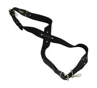 Bandolera doble bombo y caja (L/XL) Negro