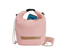 Bandolera genérica para cámara - Funda de viaje impermeable y resistente a golpes, organizador de fotografía portátil y elegante, correa de transporte | para cámara DSLR sin Mir, rosa claro, Se