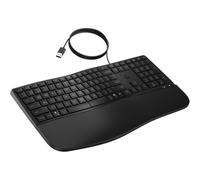 HP 480 Comfort Teclado con Cable Ergonómico Negro