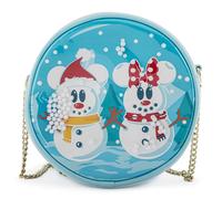 Bandolera Loungefly Disney Mickey y Minnie Muñecos de Nieve