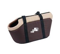 Bandolera para Perro Carrier Classic Pet Portable Cozy Soft Puppy Cat Bags Bolsas Mochila Portador de Hombro Suministros for Mascotas for Viajes al Aire Libre Senderismo(Brown,L)