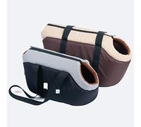 Bandolera para Perro Carrier Classic Pet Portable Cozy Soft Puppy Cat Bags Bolsas Mochila Portador de Hombro Suministros for Mascotas for Viajes al Aire Libre Senderismo(Black,S)