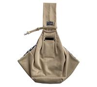 Bandolera para Perro Perrito Puppy Carrier Bag Cats Outdoor Travel Perro Bolso Hombro Algodón One Comfort Sling(Yellow)